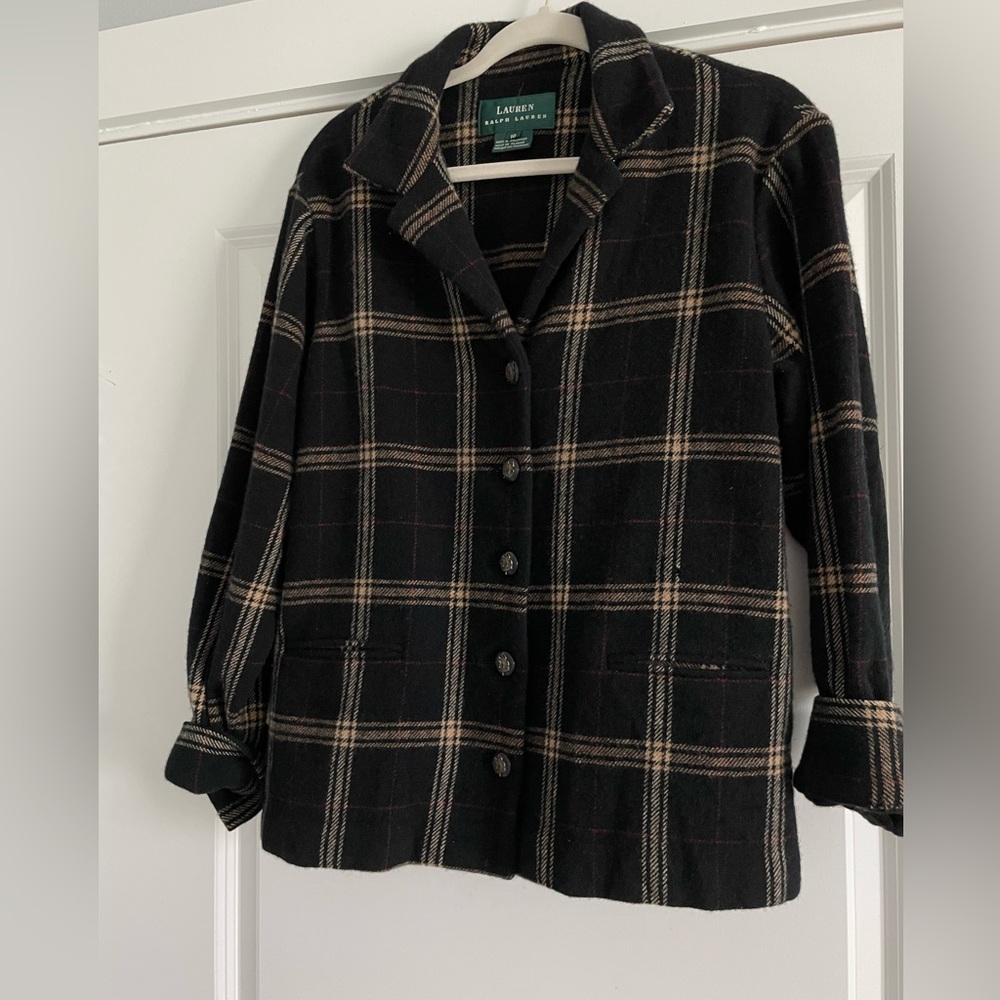 Vintage Ralph Lauren Wool Blazer Jacket